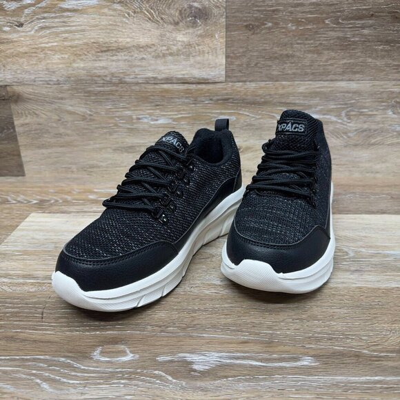 XPACS Black Heather Supportive Sneaker Women's Size 8 - Picture 1 of 6